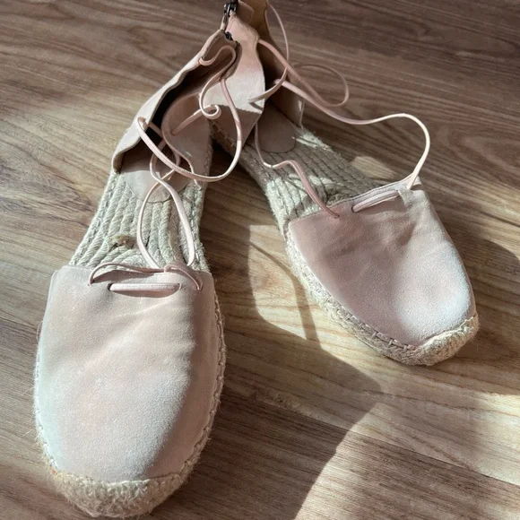 Eileen Fisher Leather Lace-Up Espadrille
Sandal Toffee Cream Size 10 - Picture 4 of 11